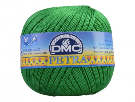 DMC Petra nr. 5 Heklegarn Unicolor 5700 Mørkegrønn