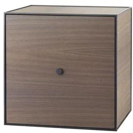 Audo Frame 49 med dør og hylle 42x49x49 Røkt Eik